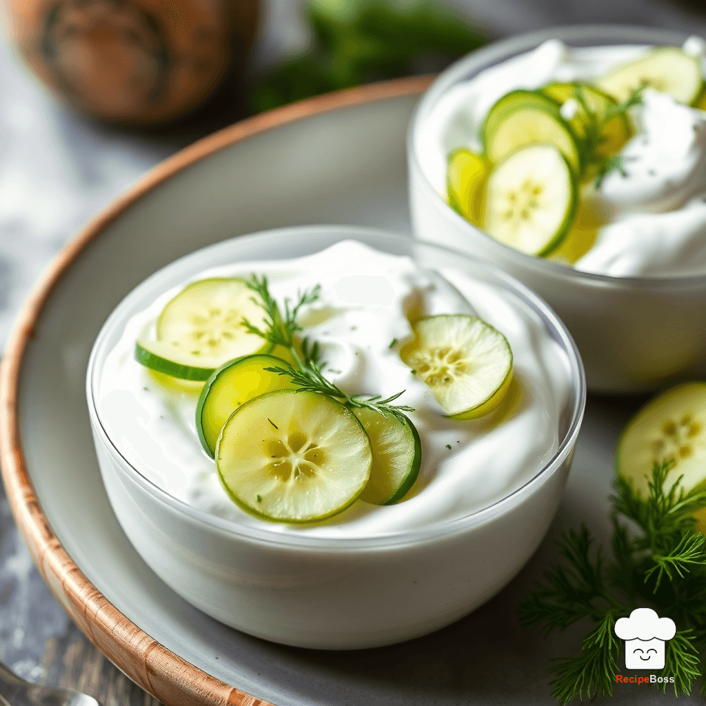 Creamy Cucumber Yogurt Bowls